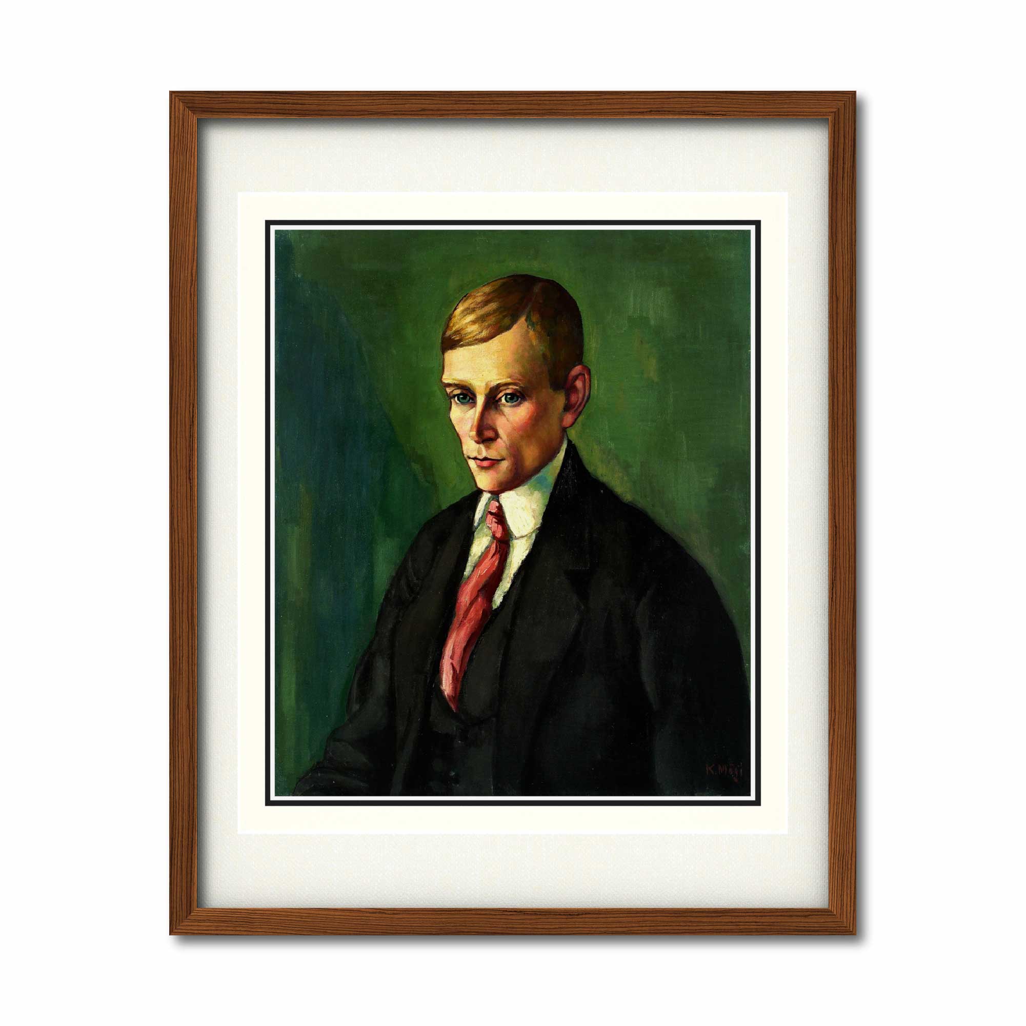 Konrad Mägi - Portrait of a Man (1917-18)
